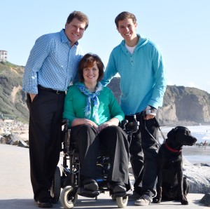 2013 Family Picture with Shasta on Beach-Cropped